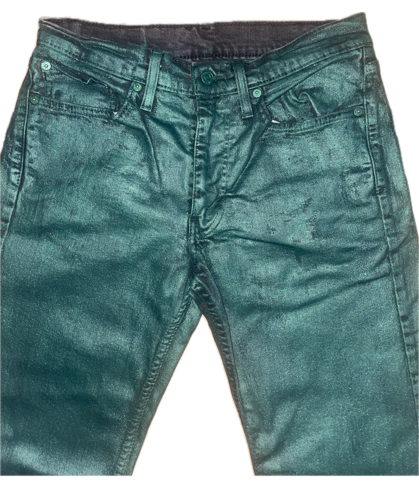 1 of 1 numb jeans (green)